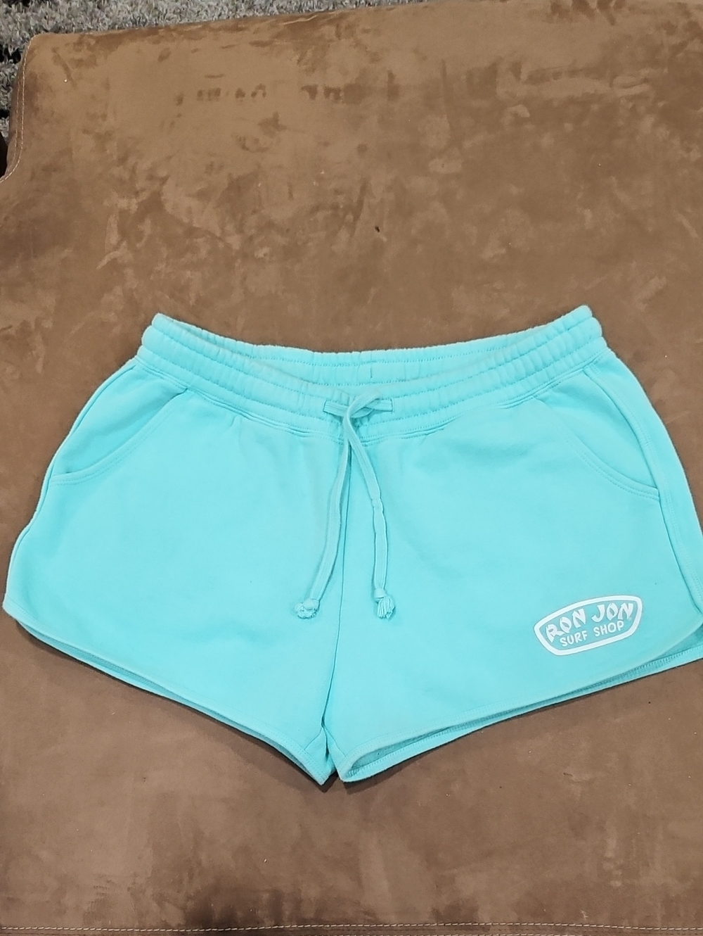 Ron Jon Surf Shop Mint Green Fleece Lounge Shorts - Size XL